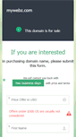 Mobile Screenshot of mywebz.com